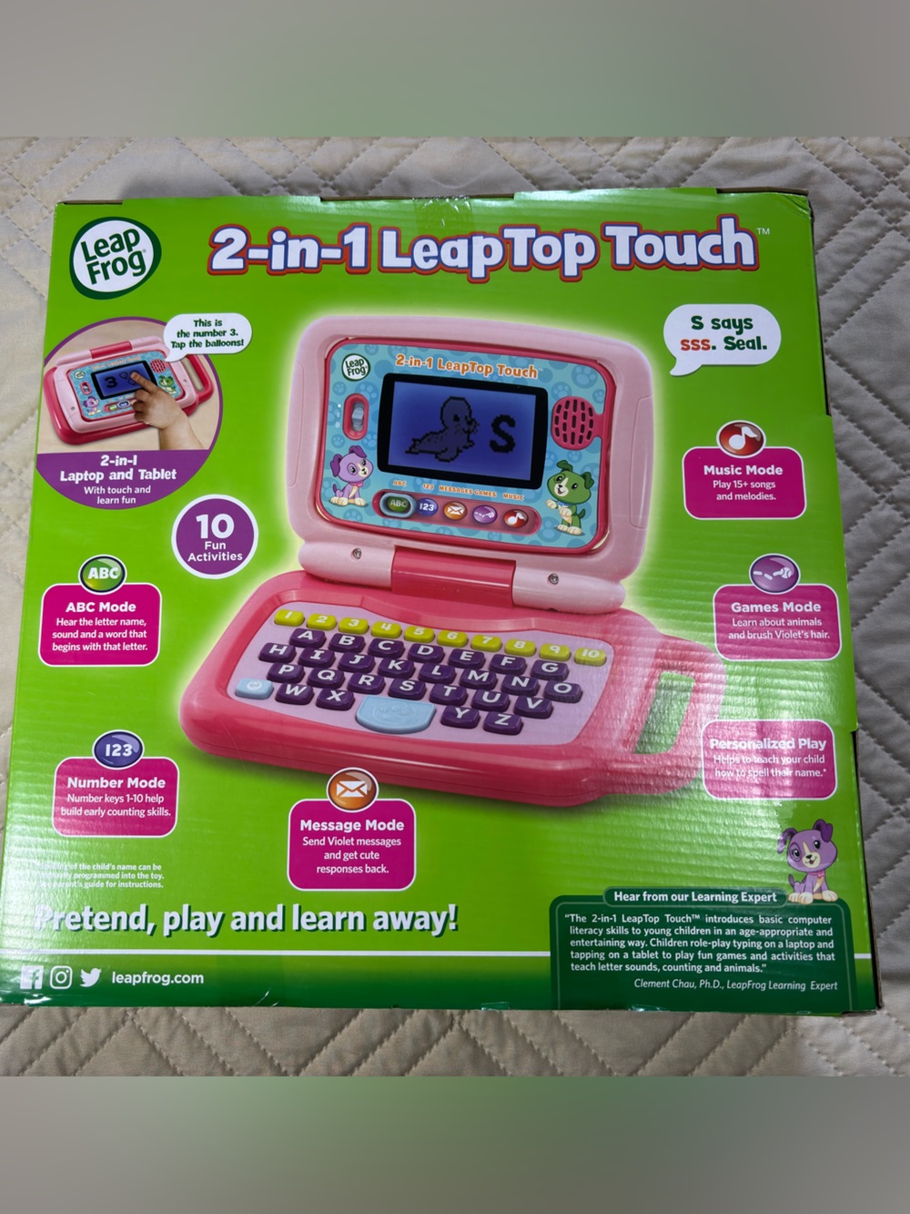 Leap Frog 2-in-1 LeapTop Touch Kids Laptop